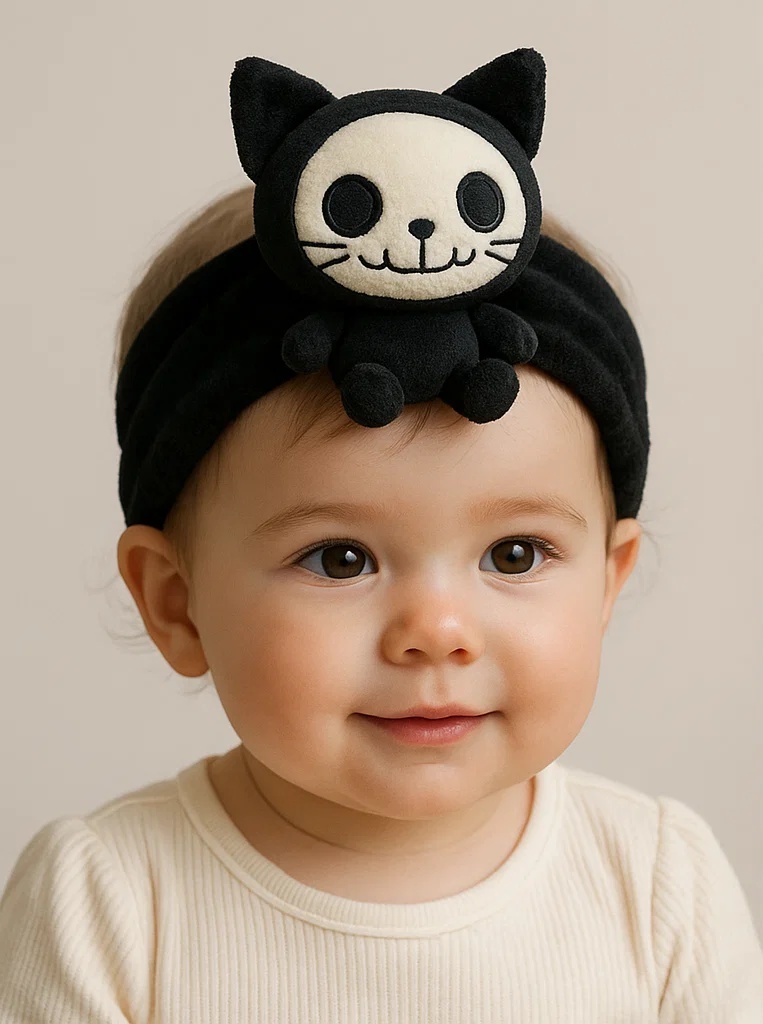 Armas Halloween'i beebi juuksepael koos pehmete mänguasjadega – ideaalne beebipiltideks B端 – B端 kliendid seda armastavad!