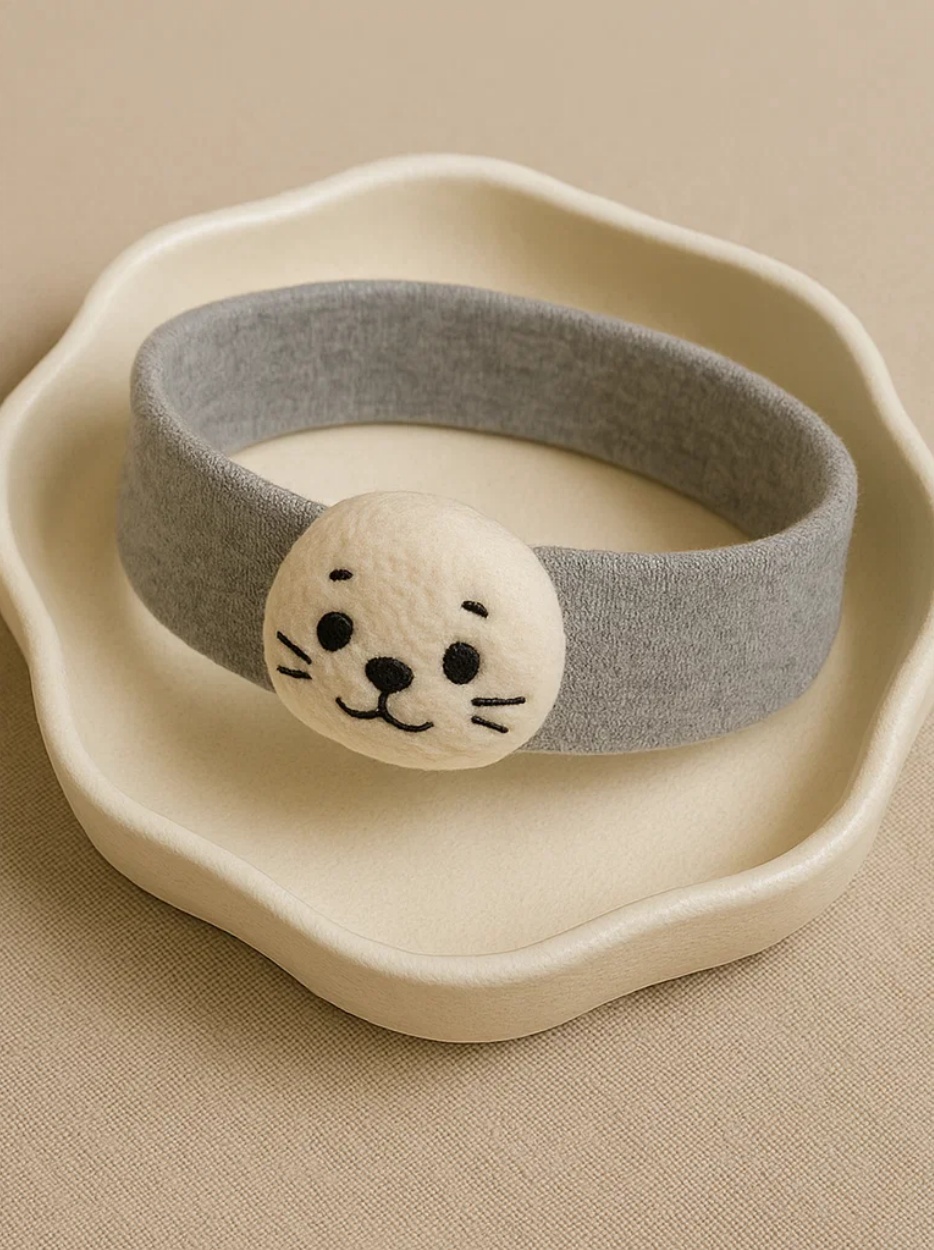 Süßes Baby-Stirnband mit Seehund-Design – Ideal für Fotos und Alltag