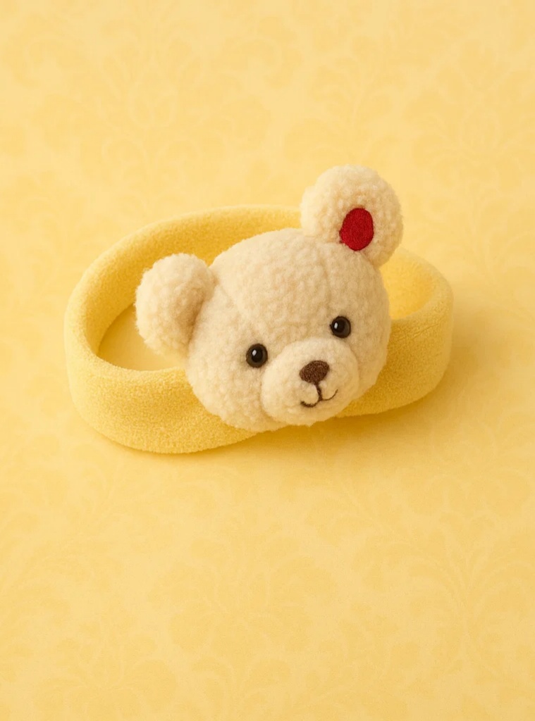Cute Bear Baby Headband – Soft and Snuggly