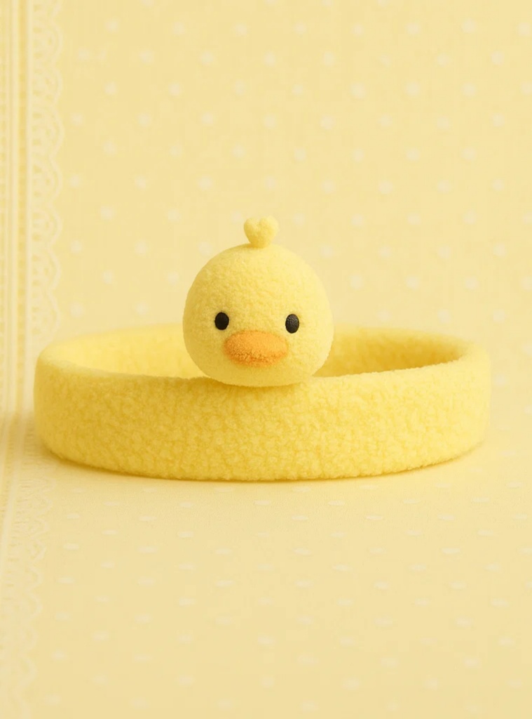 Yellow Duck Baby Headband – Soft and Cute