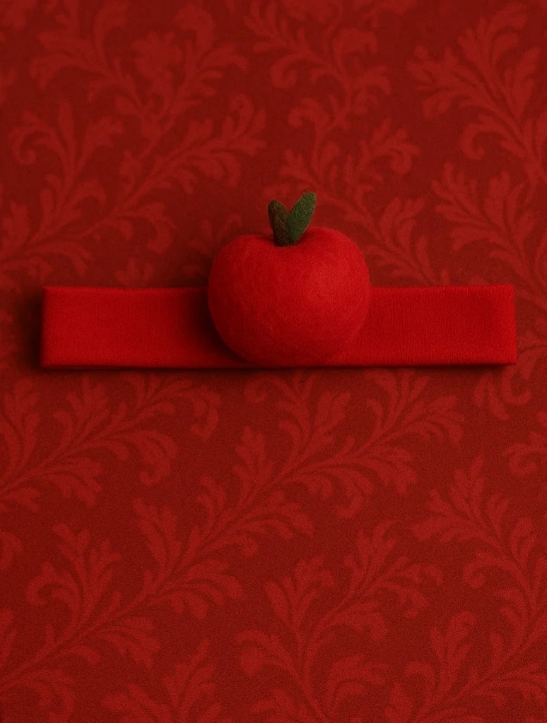 Apple-Themed Baby Headband