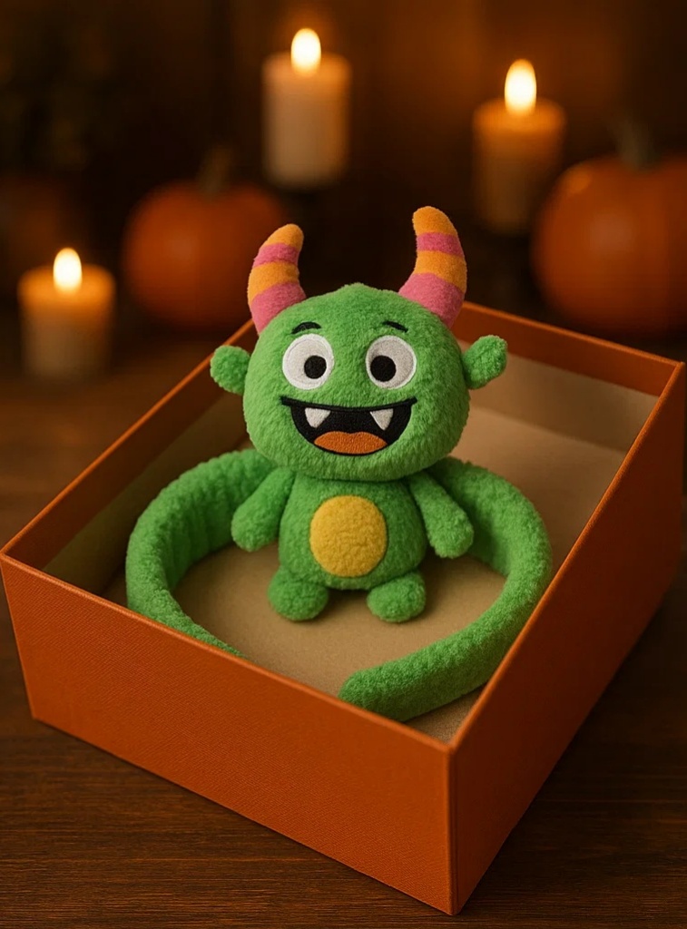 Bandeaux mignons pour bébés avec des jouets en peluche Halloween – parfaits pour les photos de bébé B端 – Les clients B端 vont adorer ce produit!