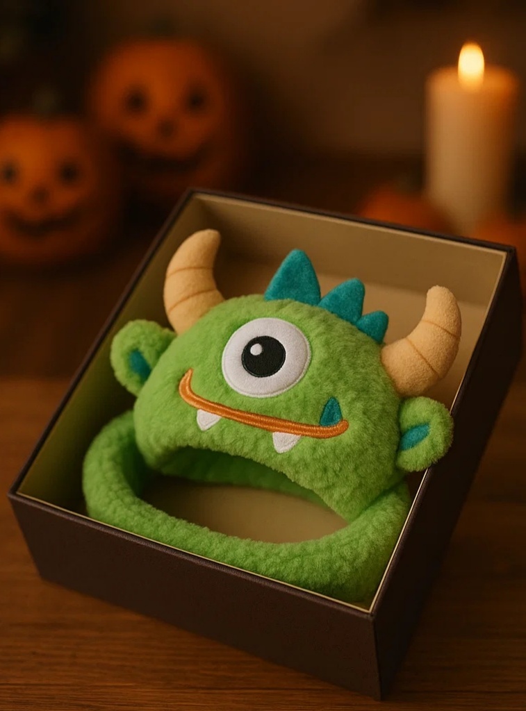 Faixas de cabelo fofas para bebês com brinquedos de pelúcia de Halloween – perfeitas para fotos de bebês B端 – Clientes B端 vão amar este produto!