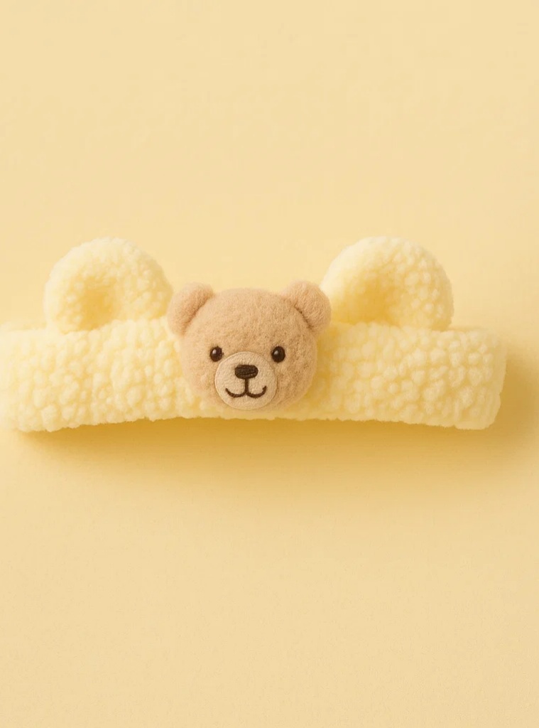 Bear Ears Baby Headband – Cozy and Cute