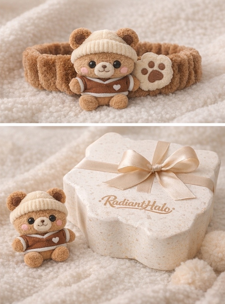 Bear Headband for Babies – Soft Plush Design