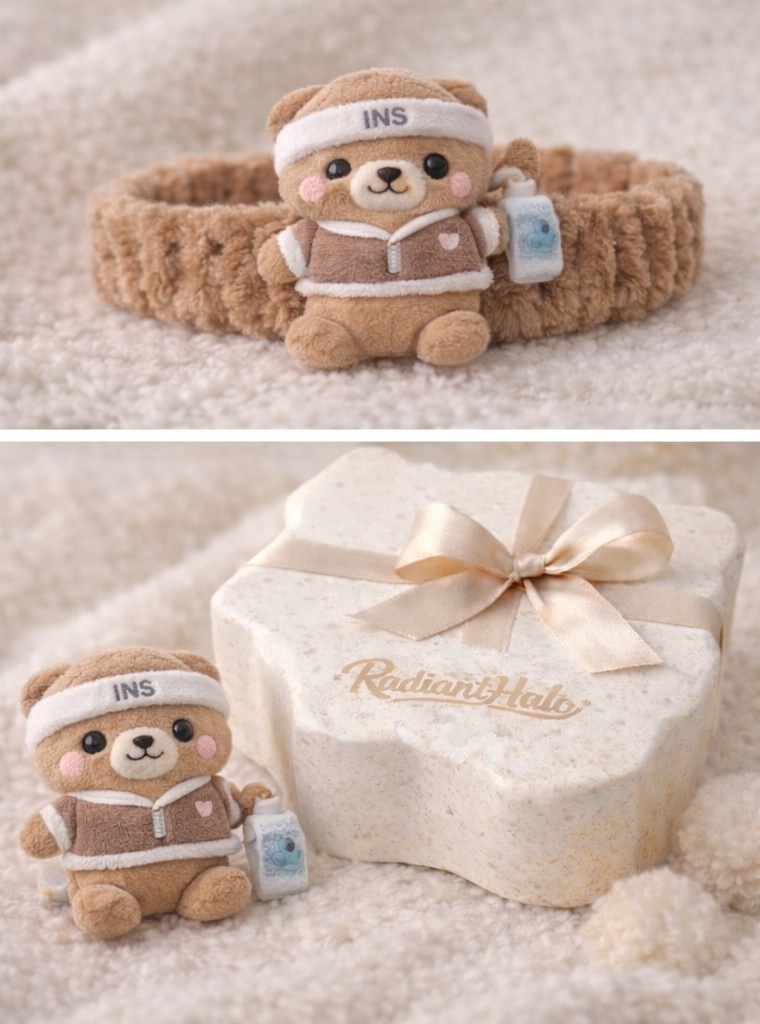 Bear Baby Headband with &quotINS