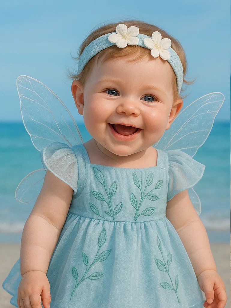 Lovely Baby Headband with White Flower and Soft Embellishments