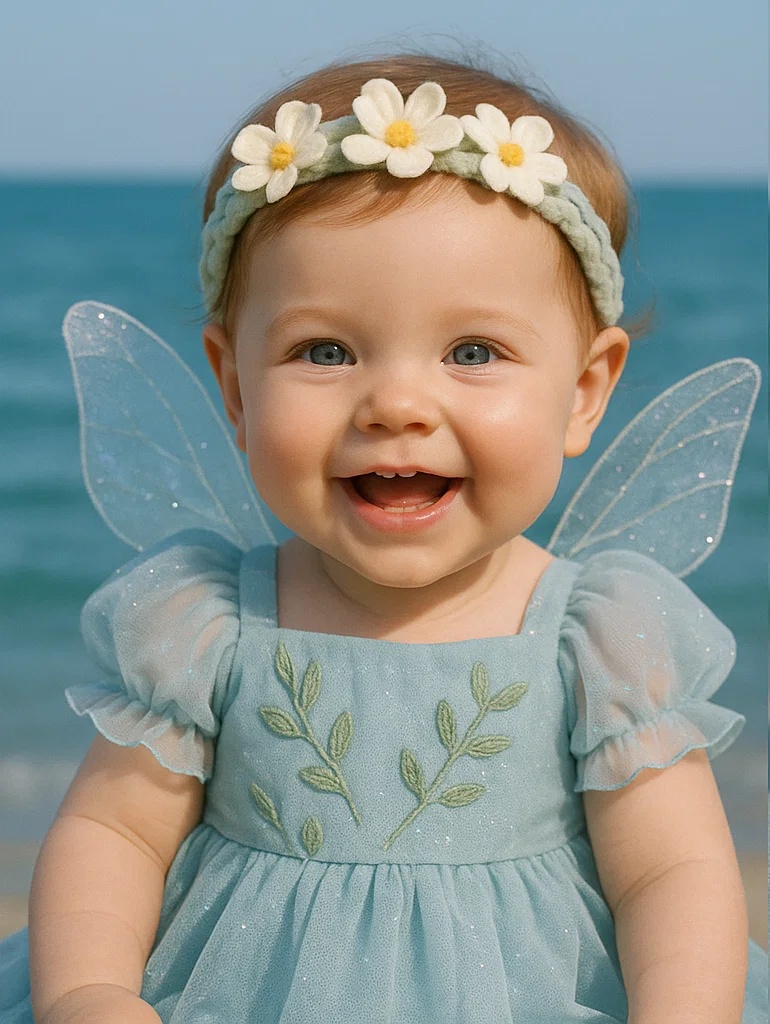 Adorable Baby Headband with Daisy Flower Decoration for Photoshoots