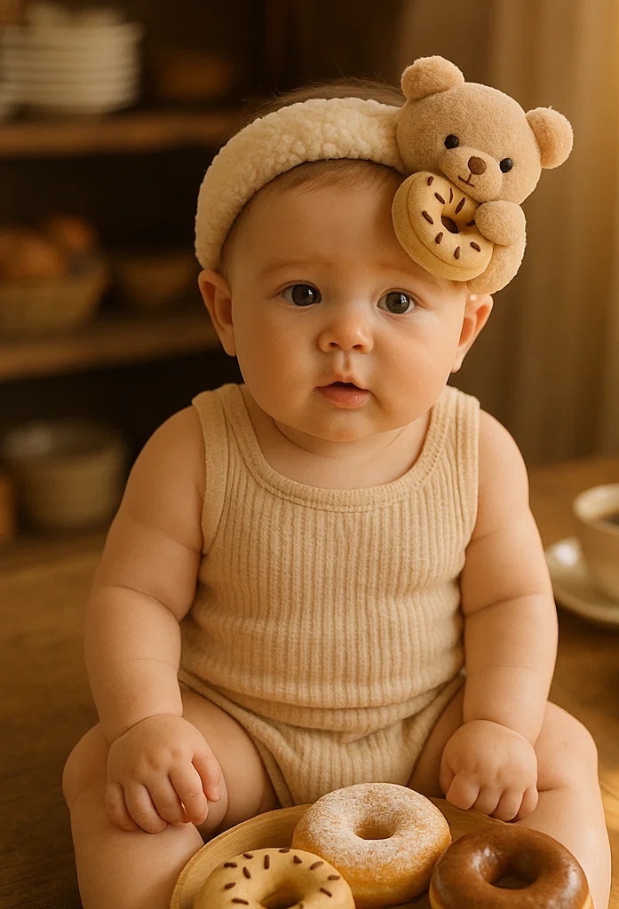 Trendy Baby Headbands with Fun Cartoon and Fruit Accessories – Ideal for Memorable Photoshoots!