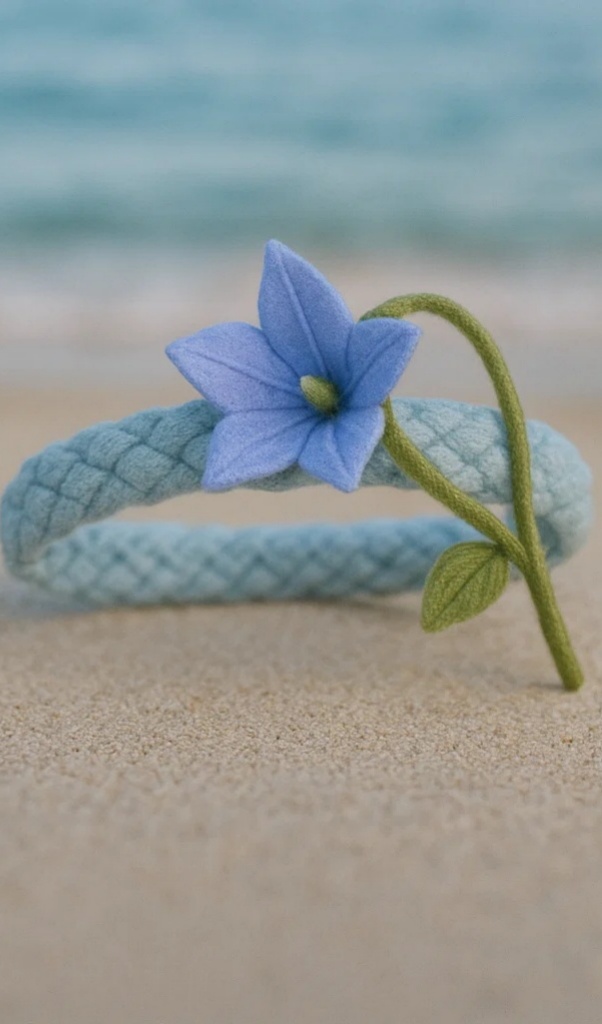 Delicate Baby Headband with Purple Flower and Soft Embellishments