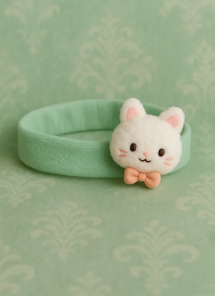 Baby Headband - Kitty with Bow