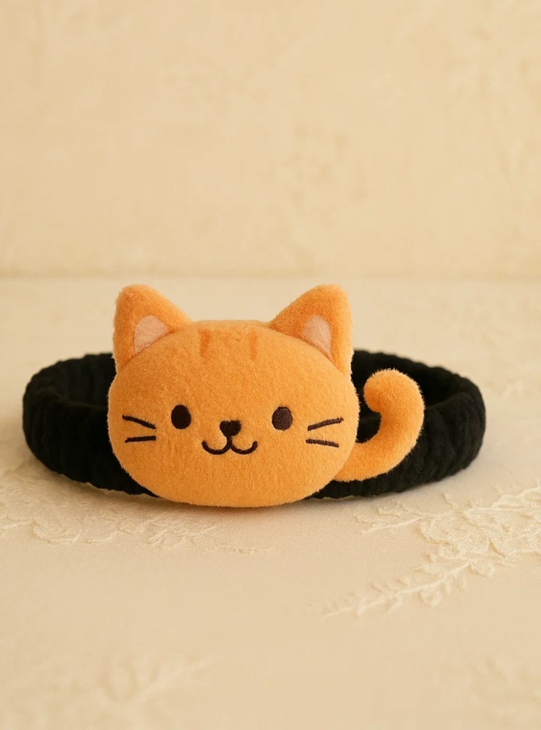 Pumpkin Cat Baby Headband – Cute and Spooky