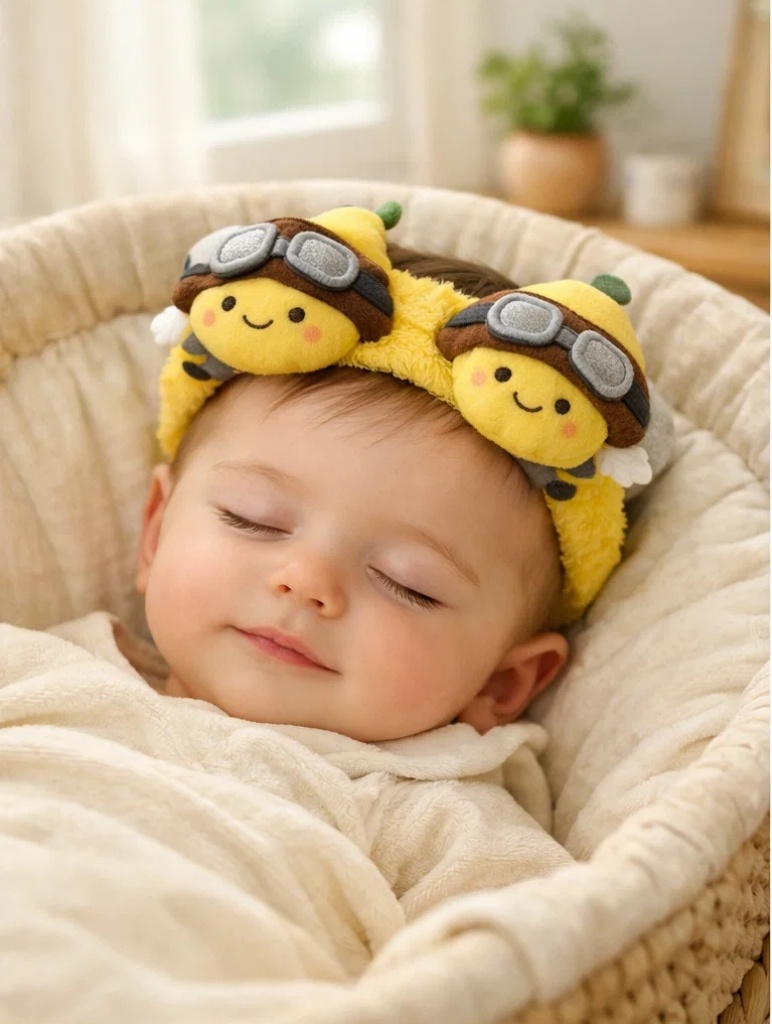 Včelí Pilotní Dvojčata Dětské Čelenky pro Letní Fotografování