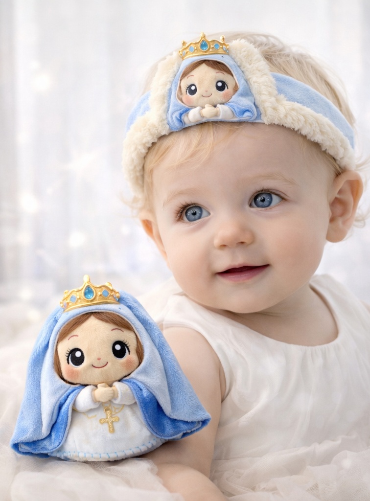 Baby Headband with Princess Crown Design