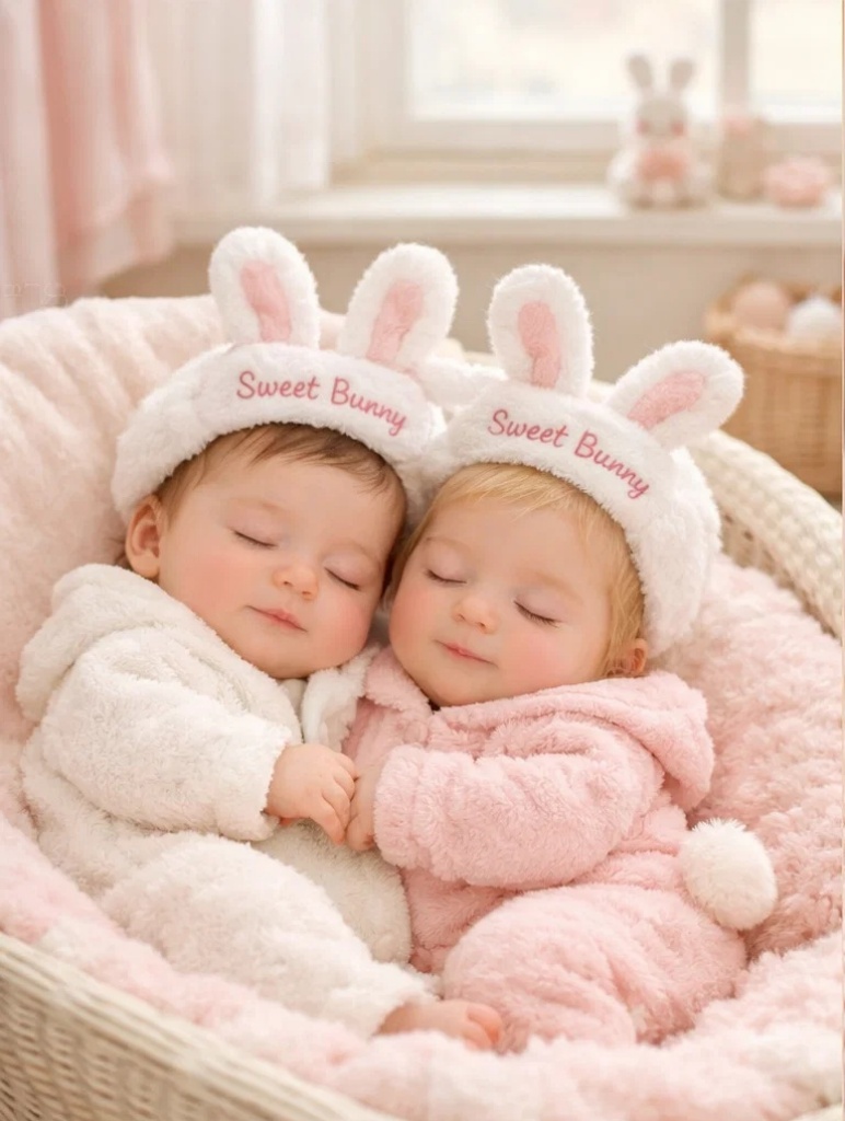 Magus Küülik Kaksikute Peapaelad, Sobib Beebi Fotosessioonidele