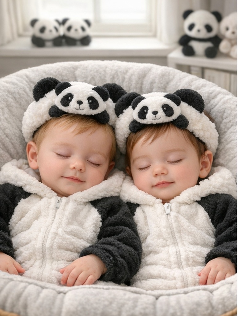 Panda Kaksikute Peapaelad, Armastatud Beebi Fotode jaoks