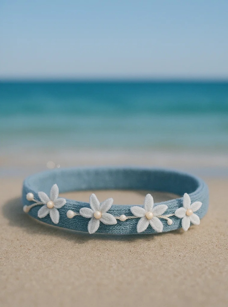 Adorable Baby Headband with Pink Flower for Special Moments