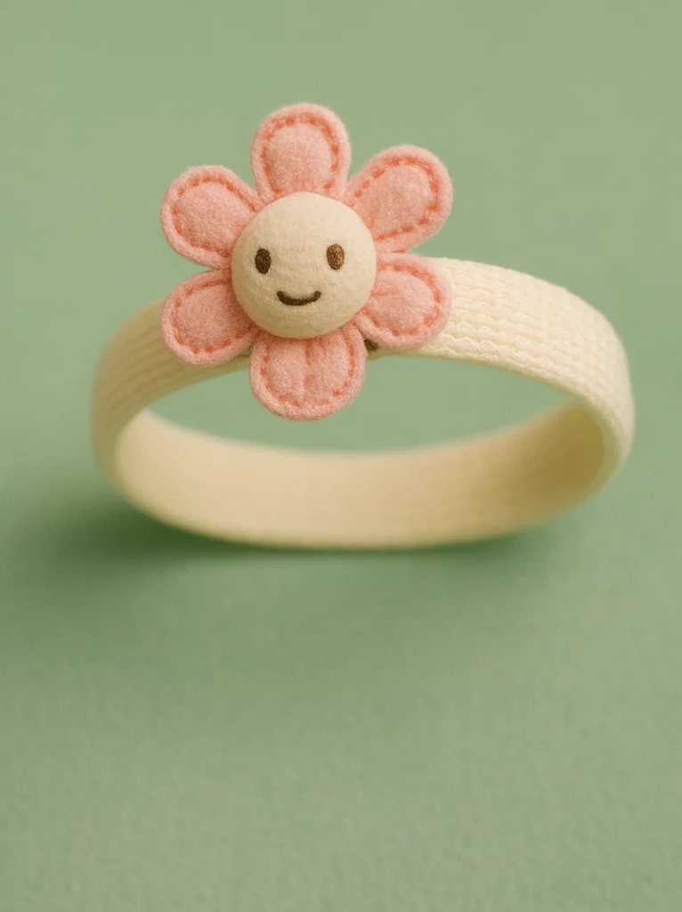 Ensemble photo bébé avec ailes fleuries – bandeau et robe adorables pour bébé