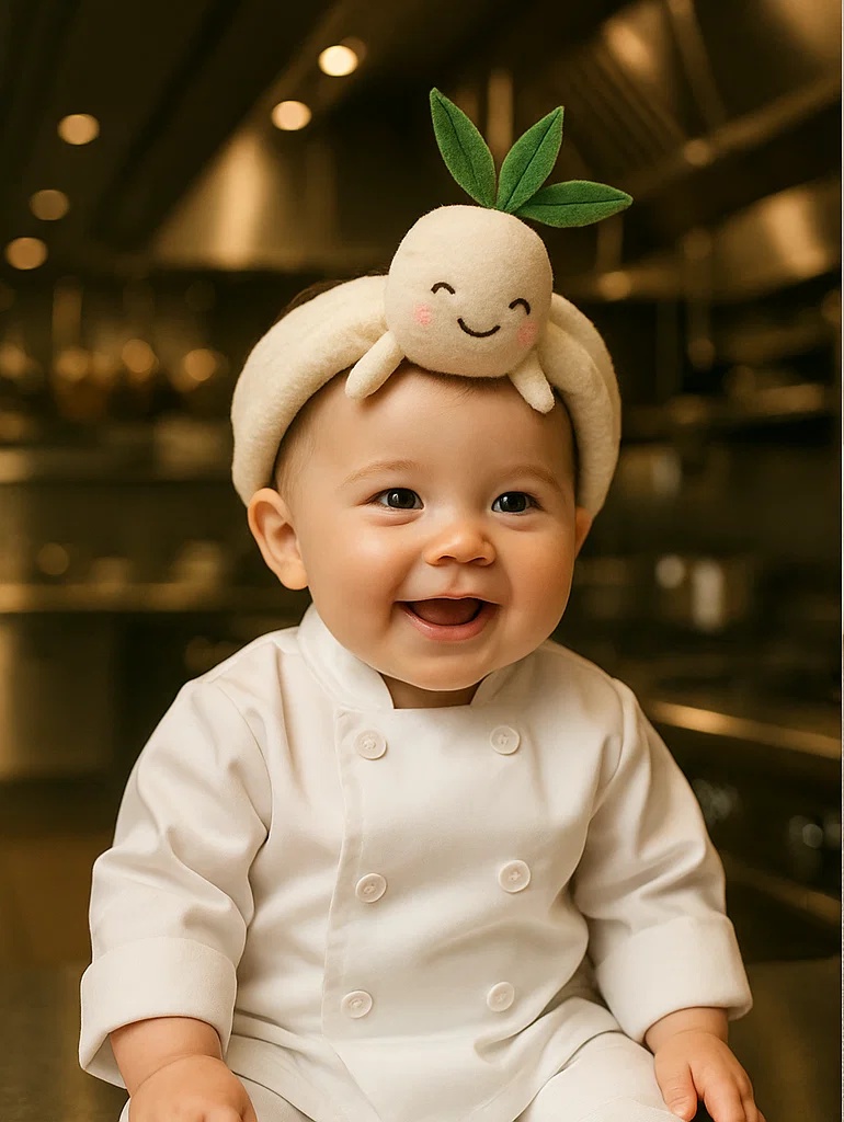 Baby Chef Headband – Radish Buddy