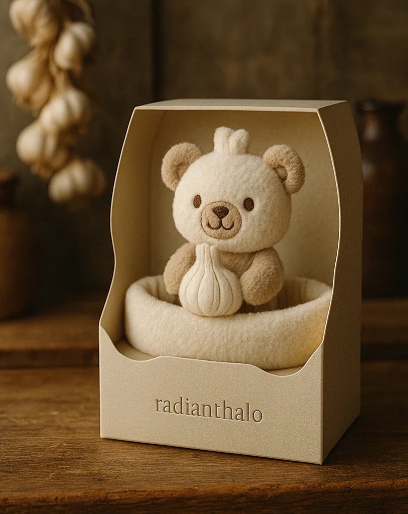 Plush Baby Headbands with Garlic and Bear Designs - Great for Wholesale Baby Retailers