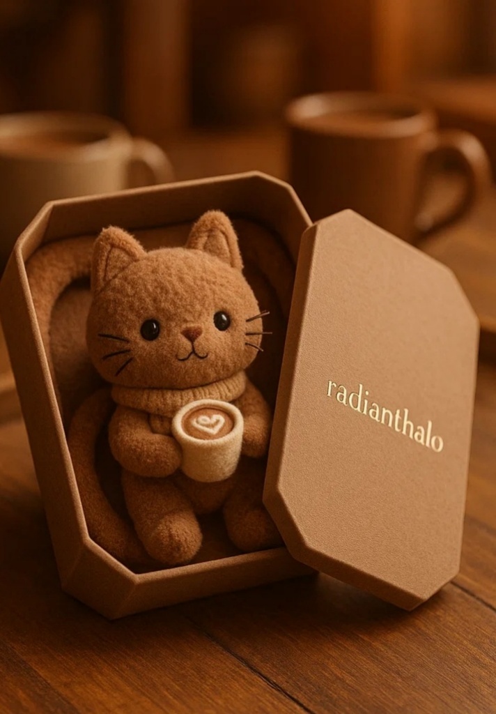 Charming Brown Bunny Baby Headband with a Coffee Cup Detail – Ideal for Cozy Photoshoots