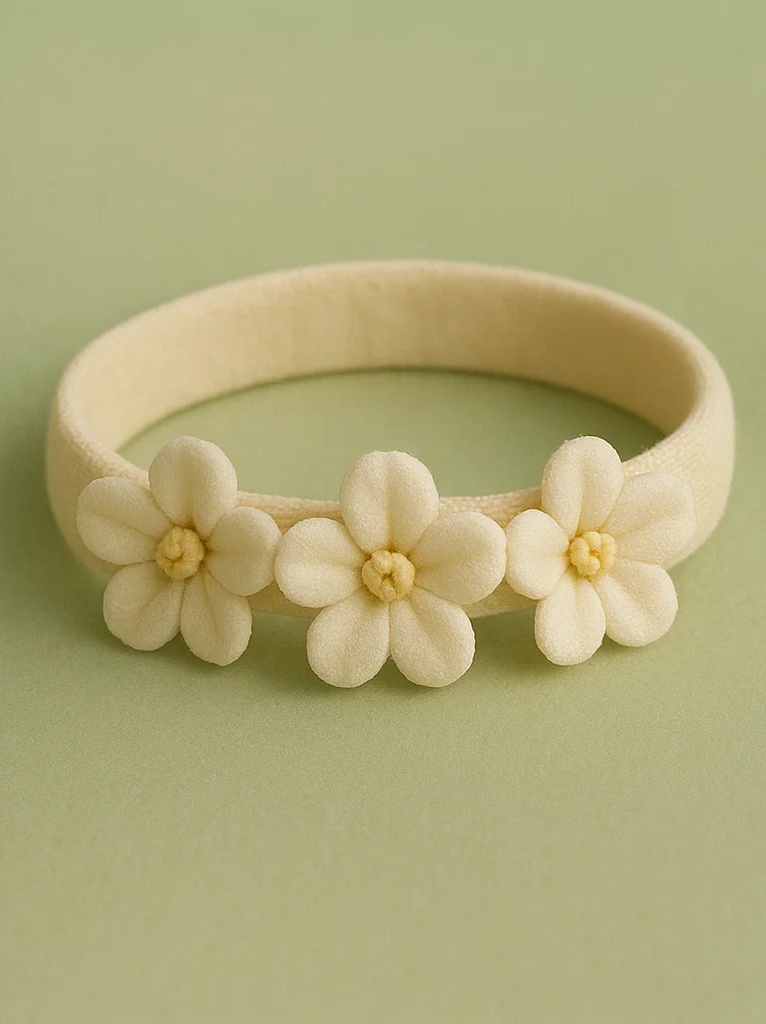 Set fotográfico para bebé con alas de flores – diadema y vestido adorables