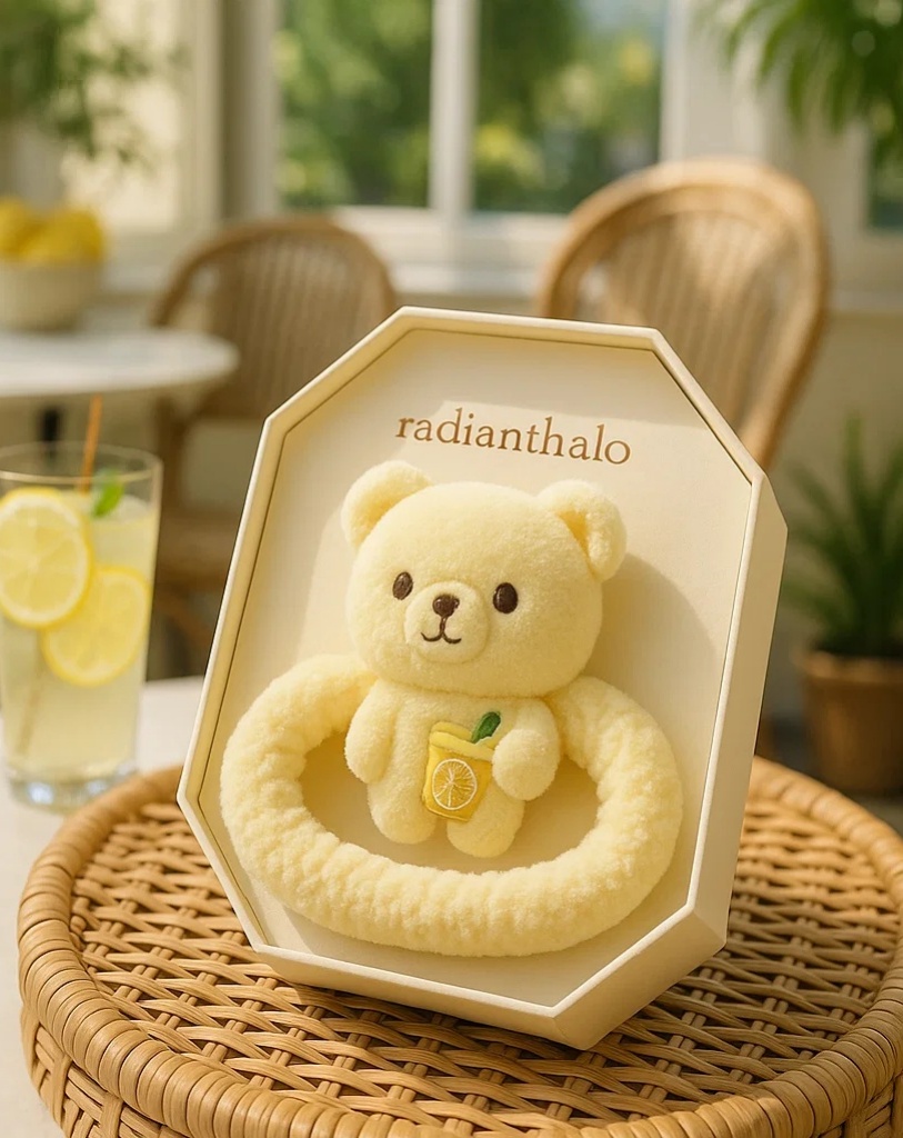 Refreshing Lemon Bear Headband – Perfect for Cute Baby Pictures!