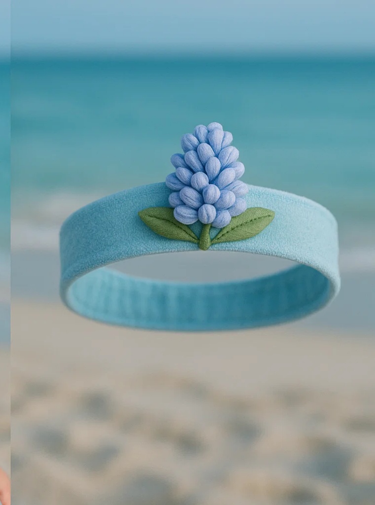 Charming Baby Headband with Pink Flowers for Photoshoots