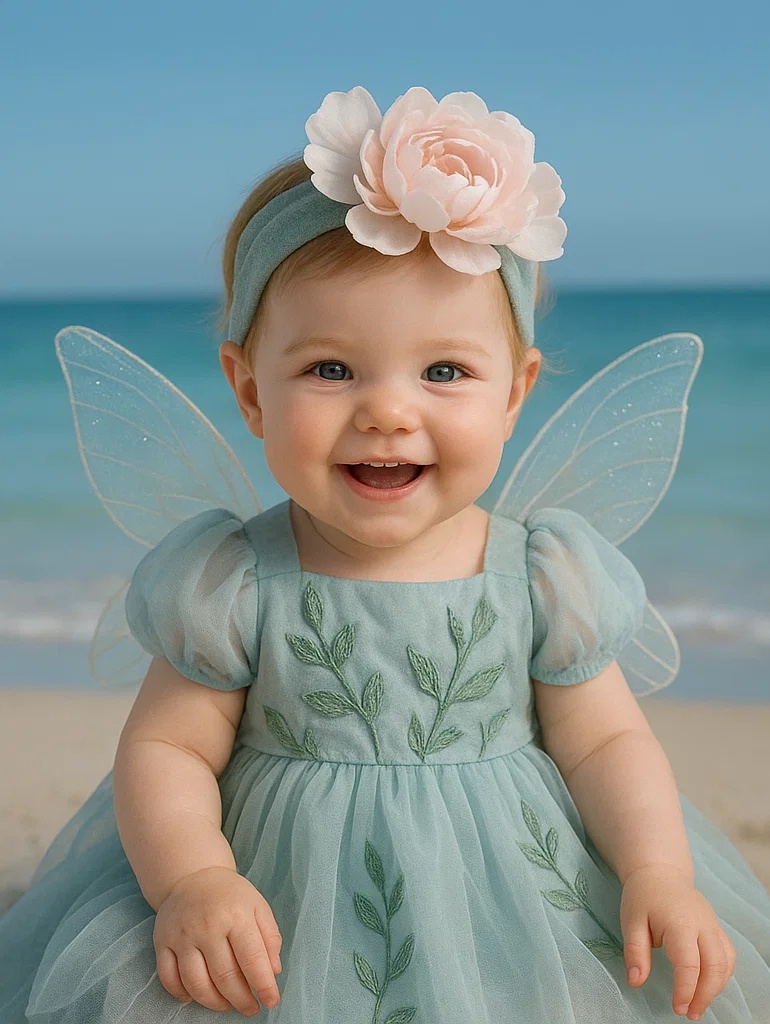 Whimsical Baby Headband with Dreamy Flower Decoration