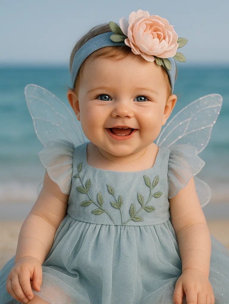Soft Baby Headband with Lovely Pink Flower for Dreamy Photos