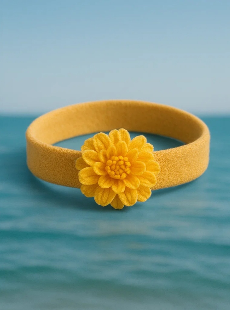 Bright Yellow Flower Baby Headband for a Sunny, Sweet Look