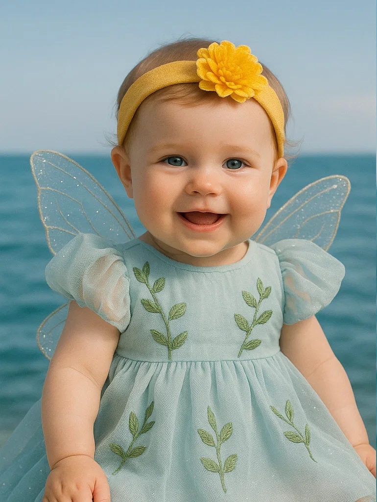Bright Yellow Flower Baby Headband for a Sunny, Sweet Look