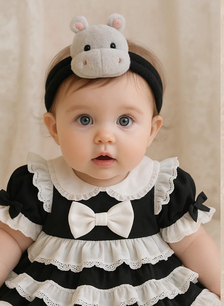 Hippo Baby Headband – Cute and Playful