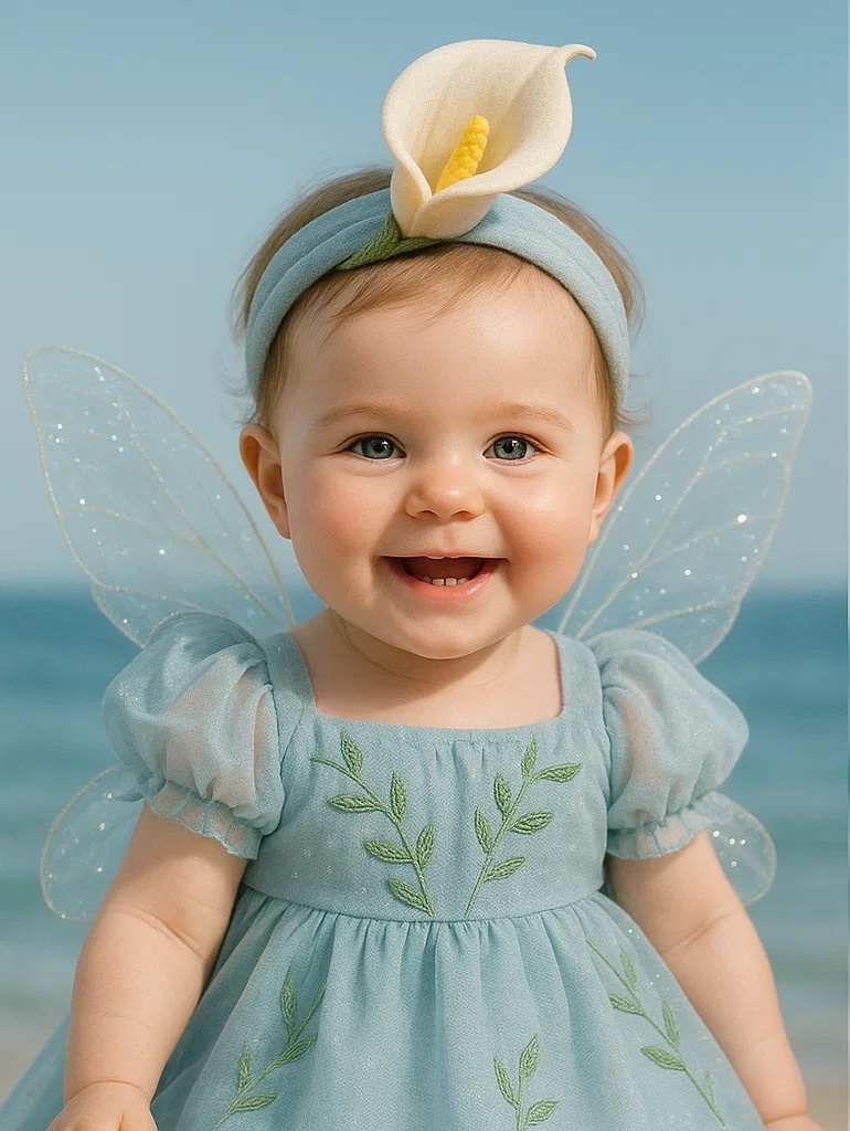 Adorable Lily Flower Baby Headband for a Soft and Sweet Style