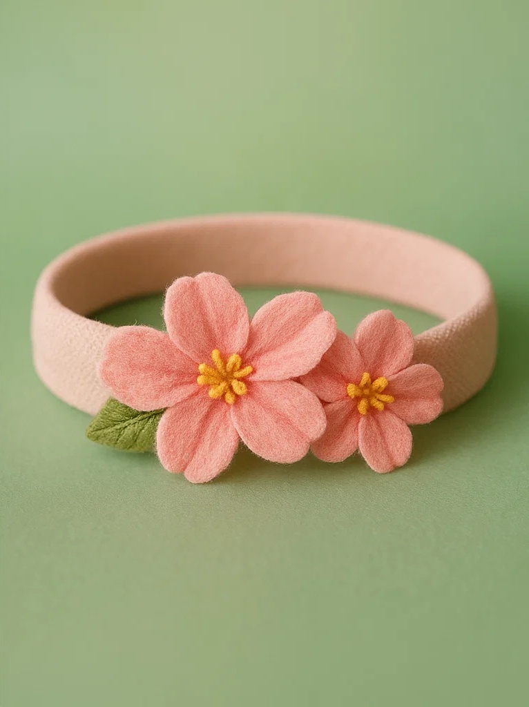 Set fotográfico para bebé con flor de loto – diadema y vestido adorables