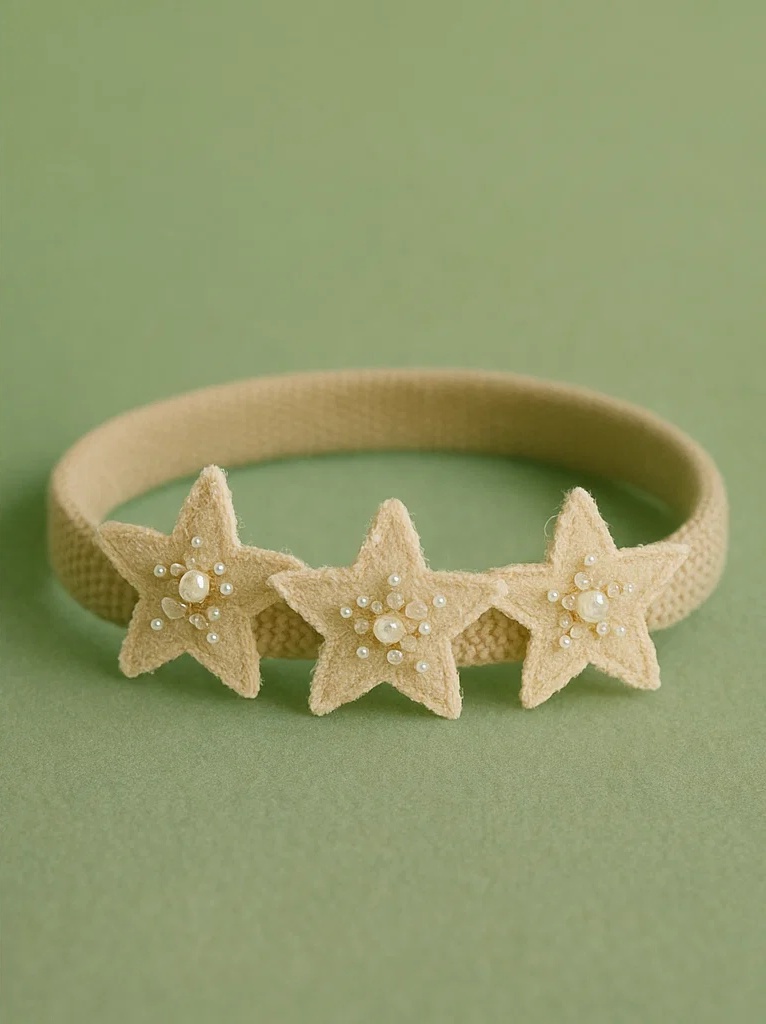 Star Princess Baby Doll Headband – Pearl Star Crown