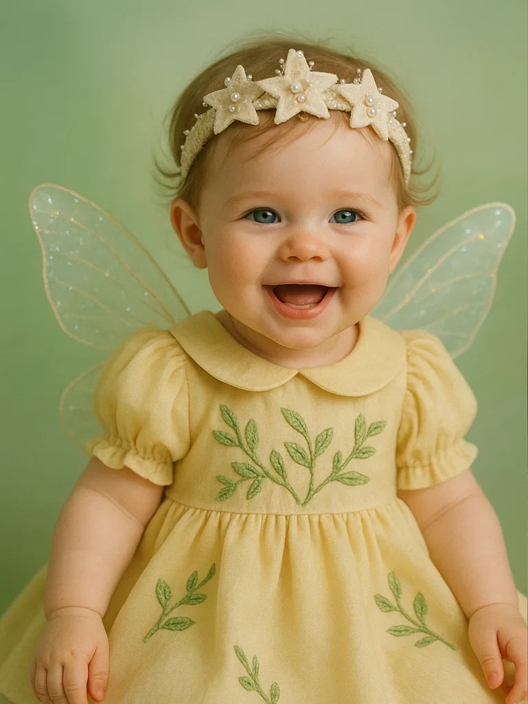 Star Princess Baby Doll Headband – Pearl Star Crown