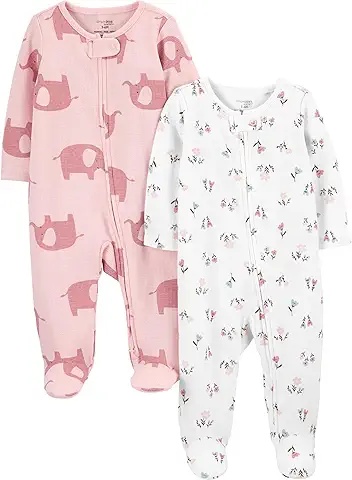 2-Pack Baby Bodysuits with Fun Prints – Comfortable and Easy to Wear