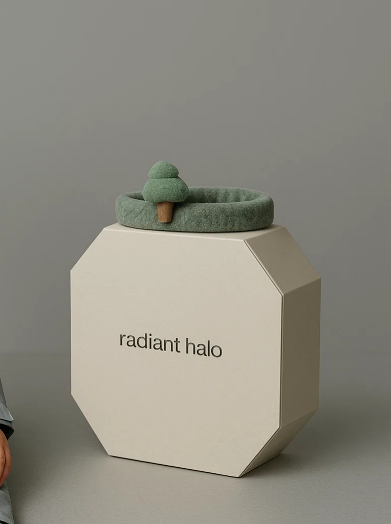 Pine Tree Plush Baby Headband – Cozy Winter Style Accessory