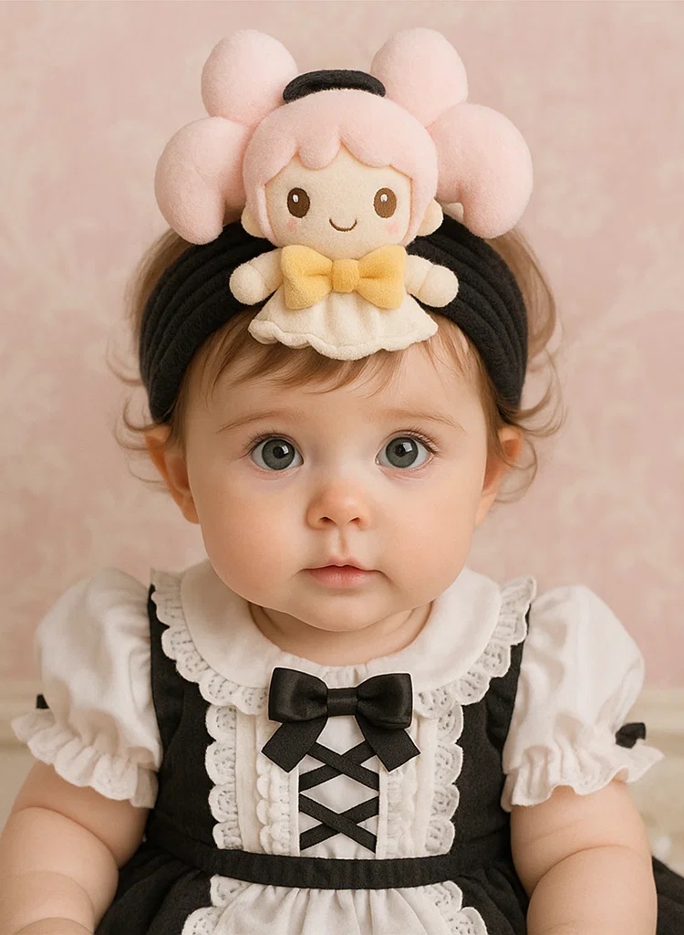 Pink Doll Baby Headband – Cute and Sweet