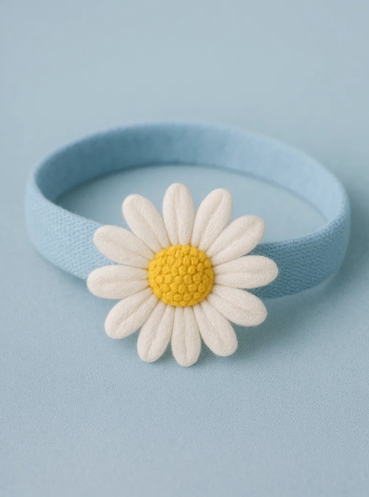 Charming Daisy Baby Headband for a Fun and Bright Appearance