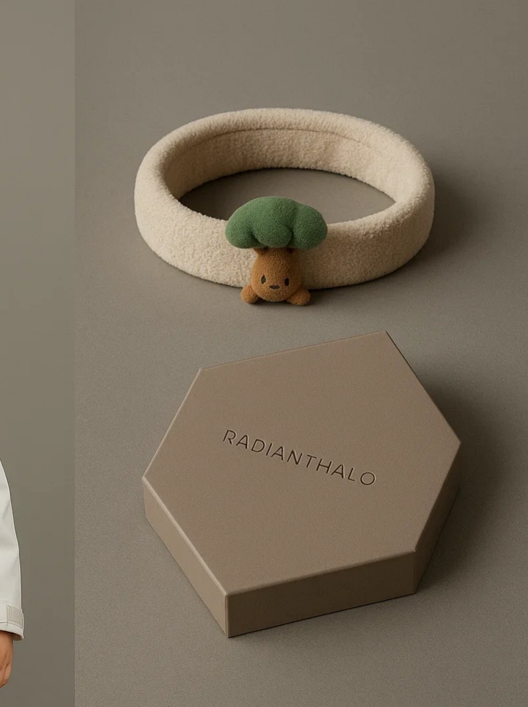 Big Tree Plush Baby Headband – Adorable Forest Look