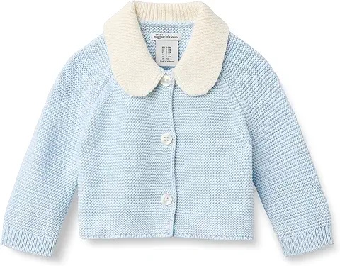 Soft Baby Cardigan with Elegant Collar – Perfect for Cooler Days