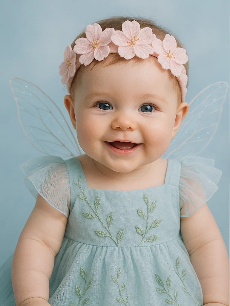 Pink Floral Baby Headband for a Sweet and Charming Look