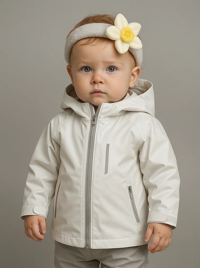 Oversized Daffodil Baby Headband – Blooming Floral Plush Accent