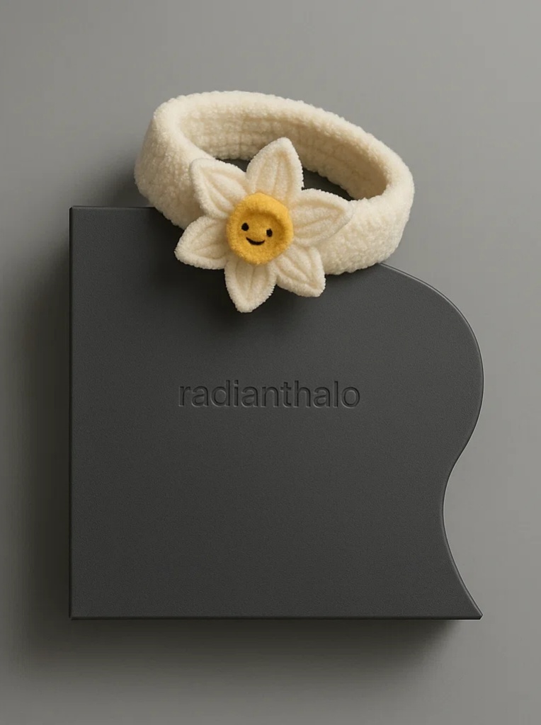 Golden Daffodil Baby Headband – Sunny and Vibrant Floral Style