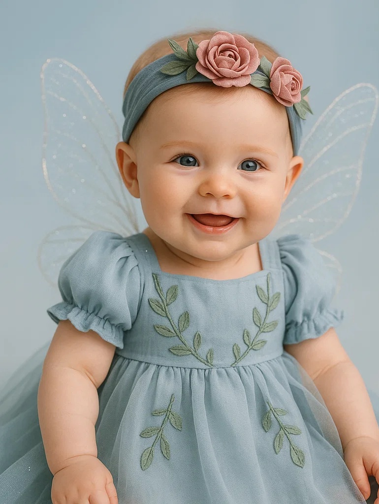 花のベビー用ヘアバンド、素敵な写真にぴったり