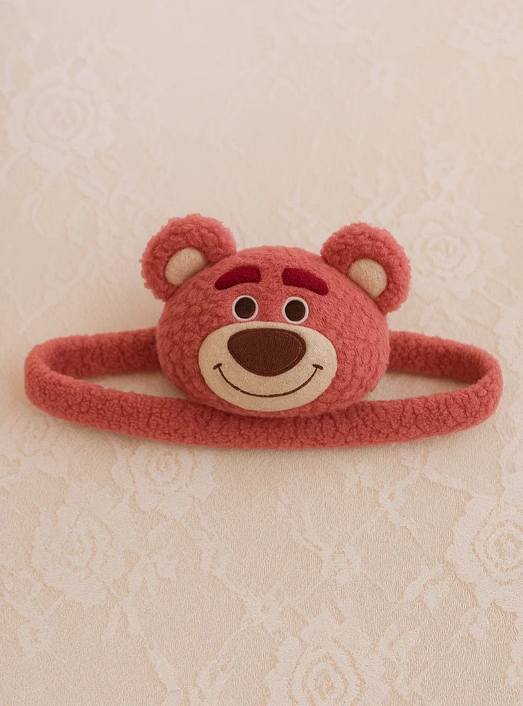 Bear-Themed Baby Headband – Soft, Cute, and Perfect for Photos