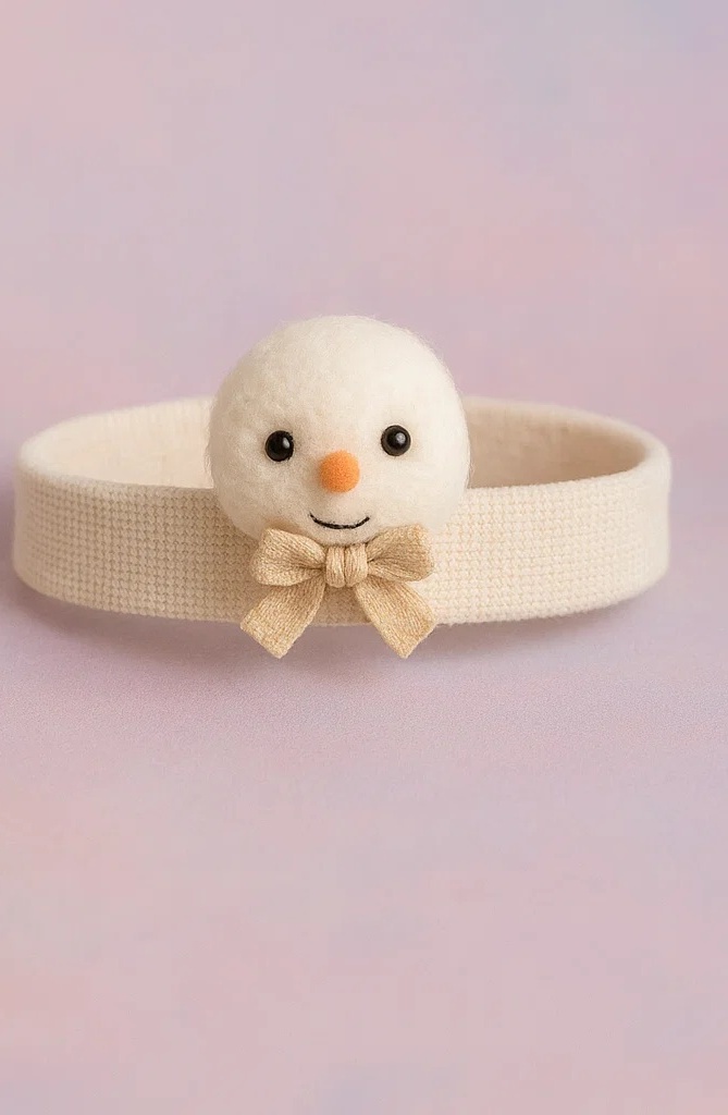 Cute Chick Plush Baby Headband with Bow Accent