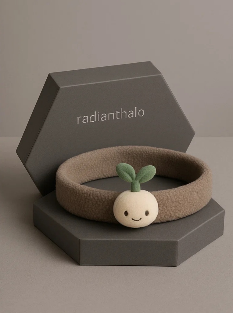 Big Sprout Baby Headband – Adorable Plant Plush Headwear
